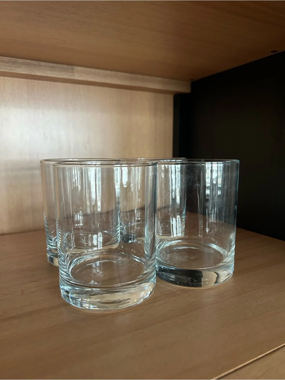 Clear Glass Tumbler Set - 4 pair